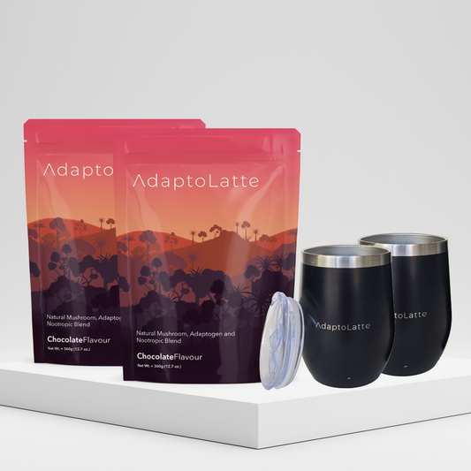 2 AdaptoLatte Powder + 2 FREE Mug - Subscription