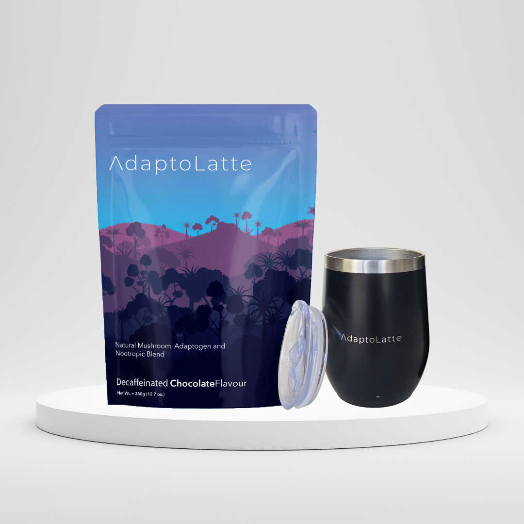 AdaptoLatte Decaf Powder + FREE Mug [Limited Time] *Subscription Only*